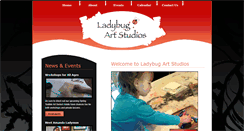 Desktop Screenshot of ladybugartstudios.com